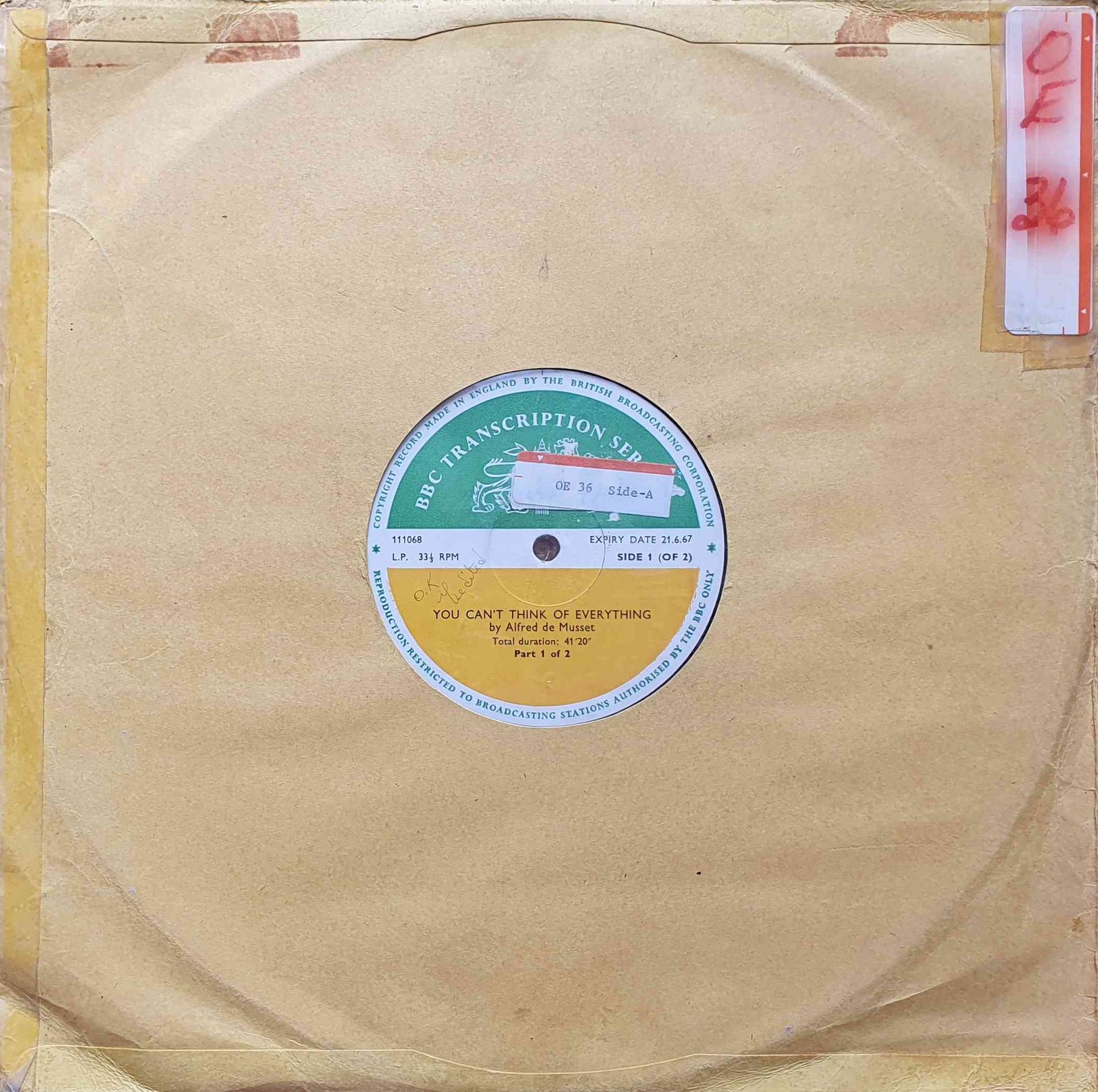 Back cover of 111070